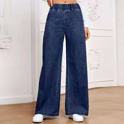 Jean à jambes larges