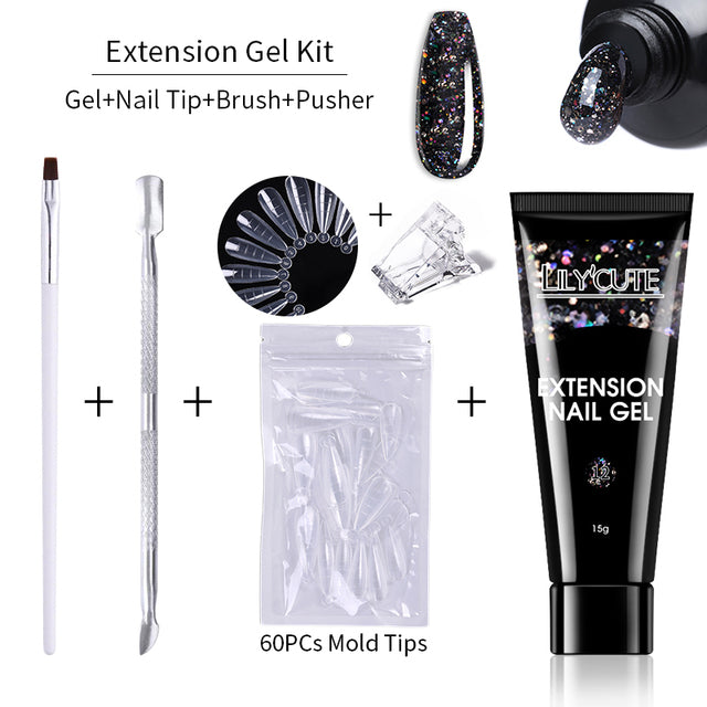 Kit d'extension d'ongle de 15 ml