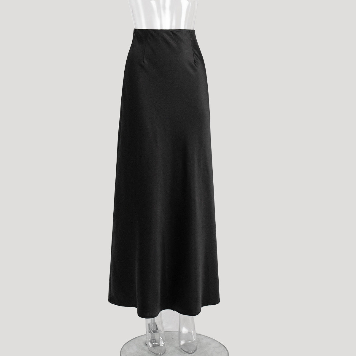 Jupe sirène en satin long