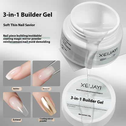 White Jar Construction Base Gel Shaping Reinforcement Construction Manicure Polish Gel
