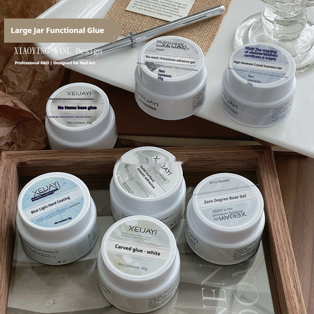 White Jar Construction Base Gel Shaping Reinforcement Construction Manicure Polish Gel