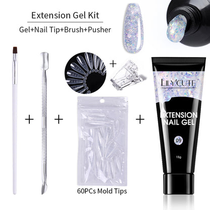 Kit d'extension d'ongle de 15 ml
