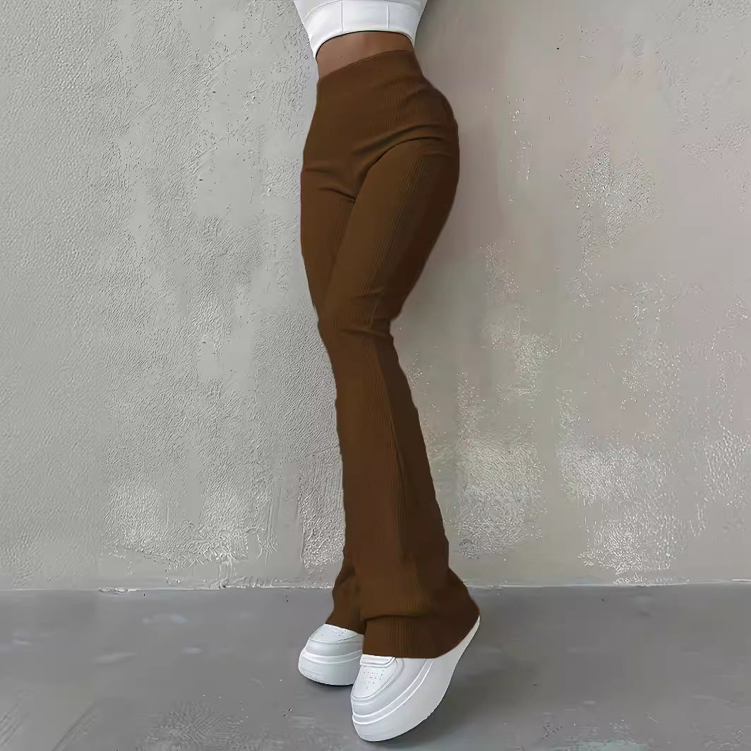 Leggings côtelés décontractés