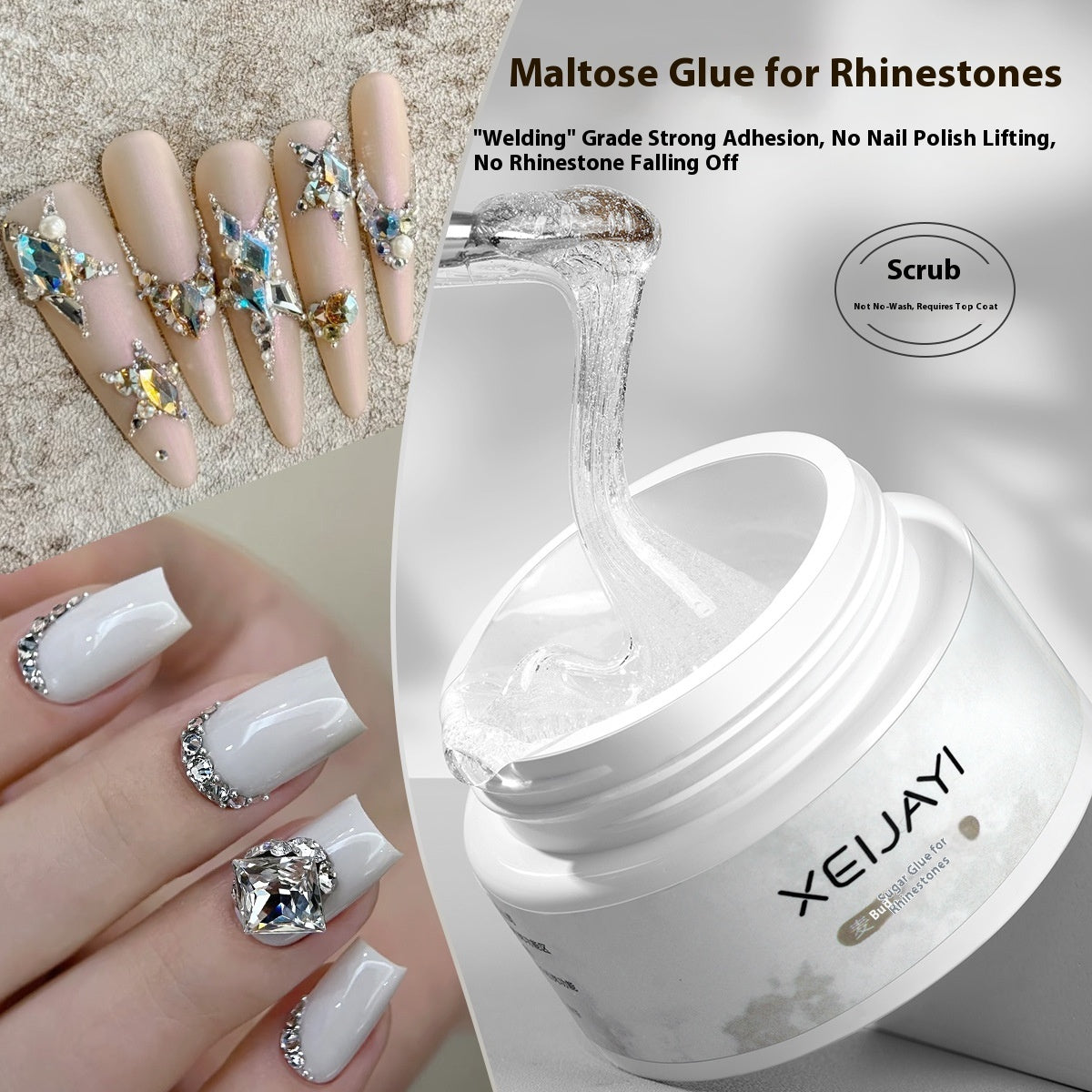 White Jar Construction Base Gel Shaping Reinforcement Construction Manicure Polish Gel