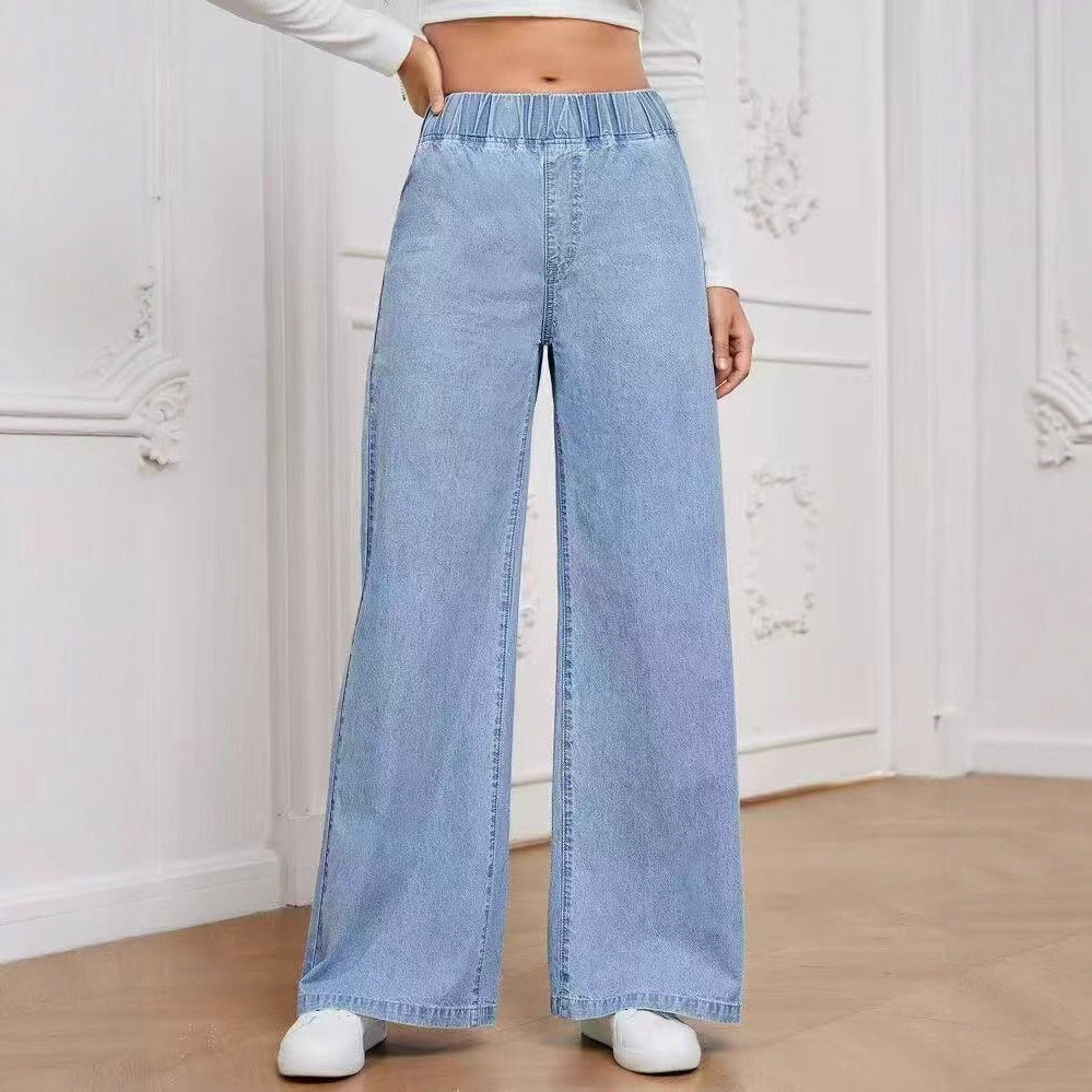 Jean à jambes larges